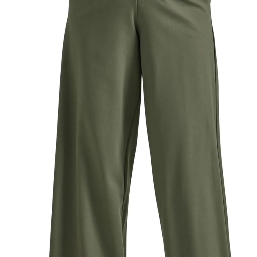 The Perfect Work Pants—Olive Wide Leg